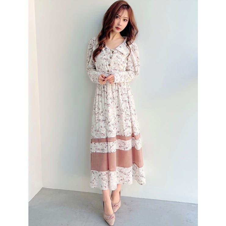 アシメカラー切替フレアワンピース | RESEXXY | 詳細画像17 