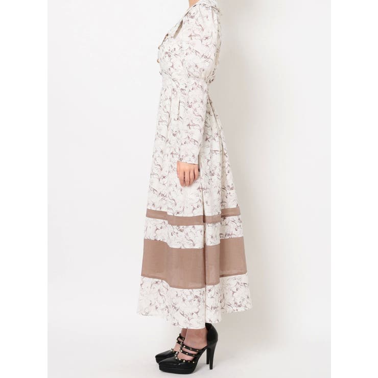 アシメカラー切替フレアワンピース | RESEXXY | 詳細画像24 