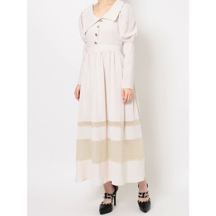 アシメカラー切替フレアワンピース | RESEXXY | 詳細画像33 