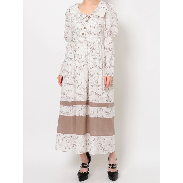 アシメカラー切替フレアワンピース | RESEXXY | 詳細画像35 