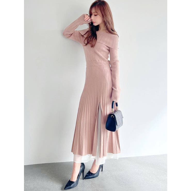 未使用級★FOXEY★フリルワンピース★プリーツ切替★人気完売希少品 FOXEY - フォクシー ワンピースの通販 by rick.shop｜フォクシー