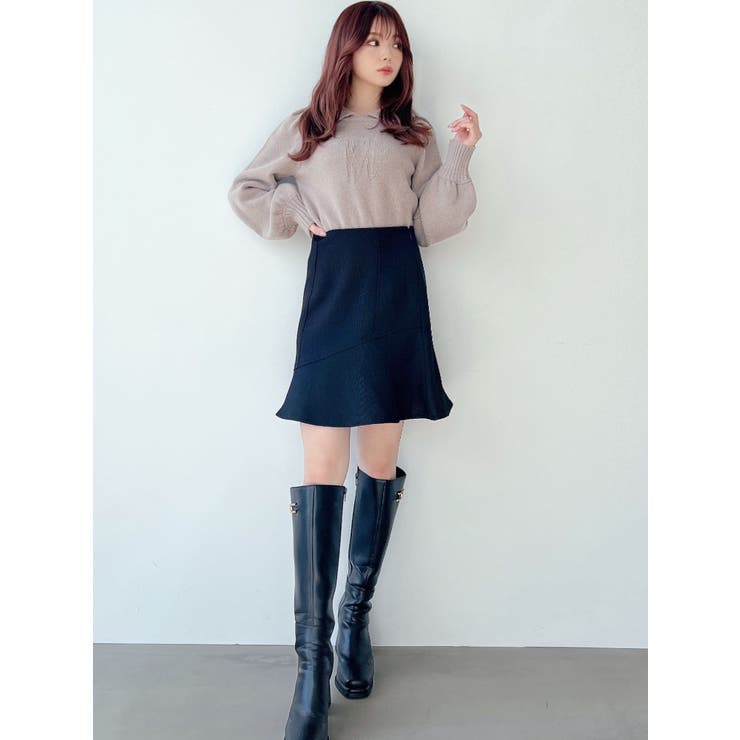 マーメイドミニスカート【セットアップ着用可能】[品番