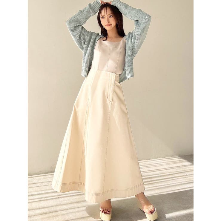 ステッチデザインフレアスカート | RESEXXY | 詳細画像21 