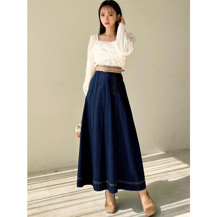 ステッチデザインフレアスカート | RESEXXY | 詳細画像5 