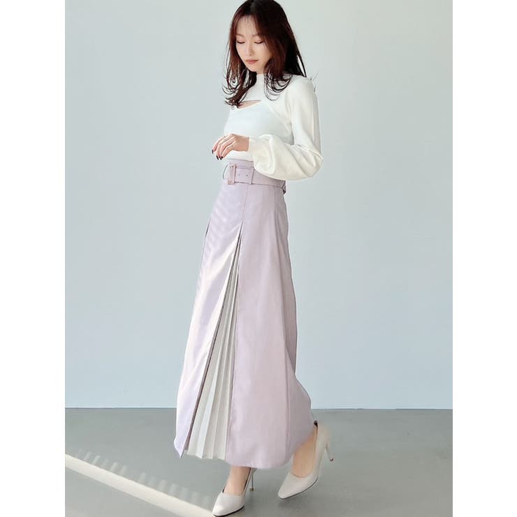 レイヤードプリーツスカート[品番：MKSW0049591]｜RESEXXY（リゼクシー