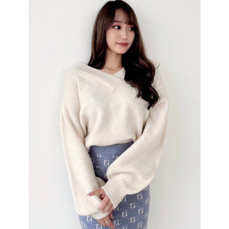 【PREMIUM】【最高級★LUXURY STYLE】【全2色】Vネックシースルートップ　アイボリー ブラック S/M【vneck-h110603top】( mja )(231113) AMBIDEX Store △〇 2/60 サキソニー ジャケット(F クロ): bulle