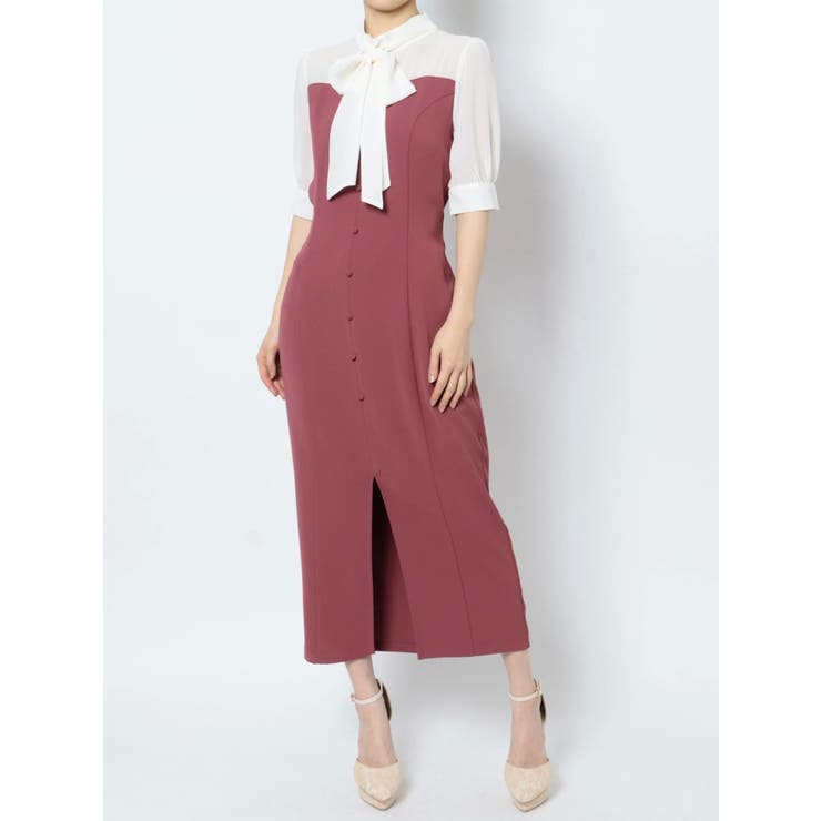 Li De Ai (2XL) 2点まとめ タグ付き ドッキング シャツワンピース ワンピース 上品 きれいめ ネイビー ストライプ ロングシャツ