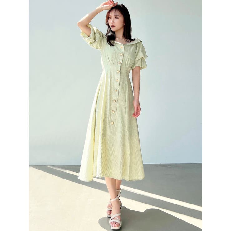 オフショルアシメフレアワンピース | RESEXXY | 詳細画像2 