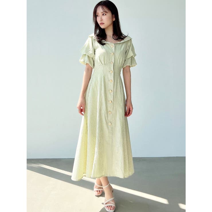 オフショルアシメフレアワンピース | RESEXXY | 詳細画像3 