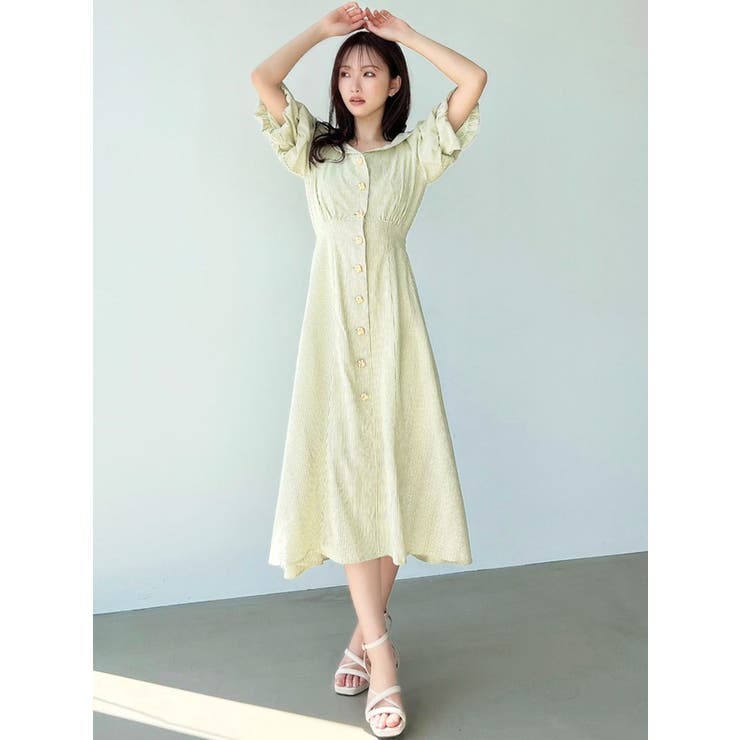 オフショルアシメフレアワンピース | RESEXXY | 詳細画像4 