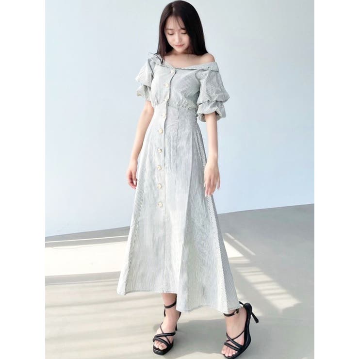 オフショルアシメフレアワンピース | RESEXXY | 詳細画像6 