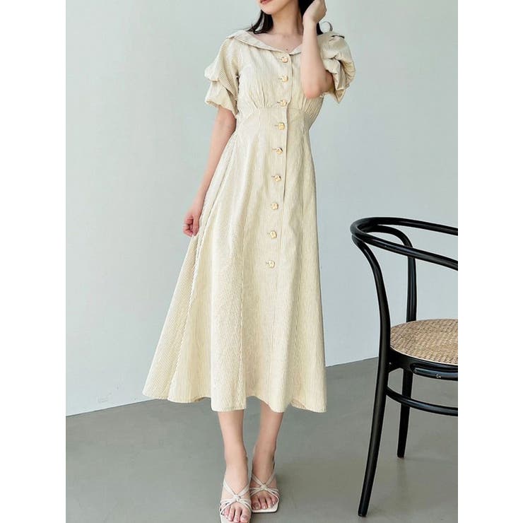 イエロー | オフショルアシメフレアワンピース | RESEXXY