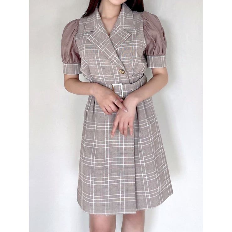 ミックス | スリーブシアーデザインワンピース | RESEXXY