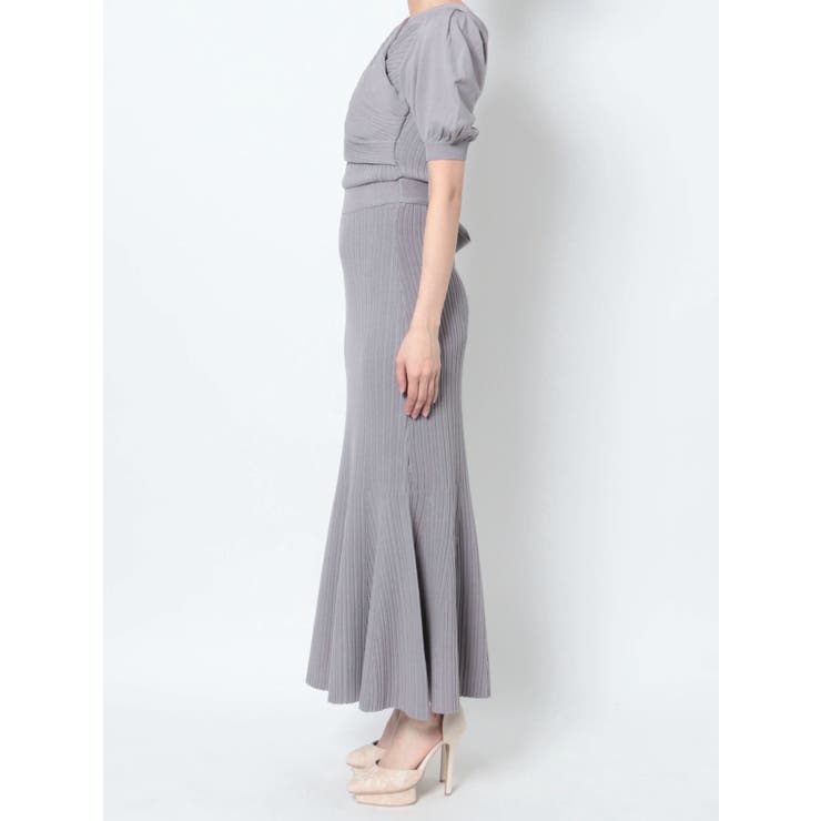 フロントクロスマーメイドニットワンピース | RESEXXY | 詳細画像16 