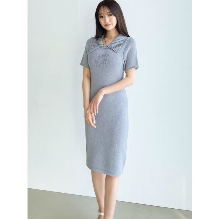 DRY MIX ECOニットポロワンピース crochet knit o/p – BUNNY APARTMENT