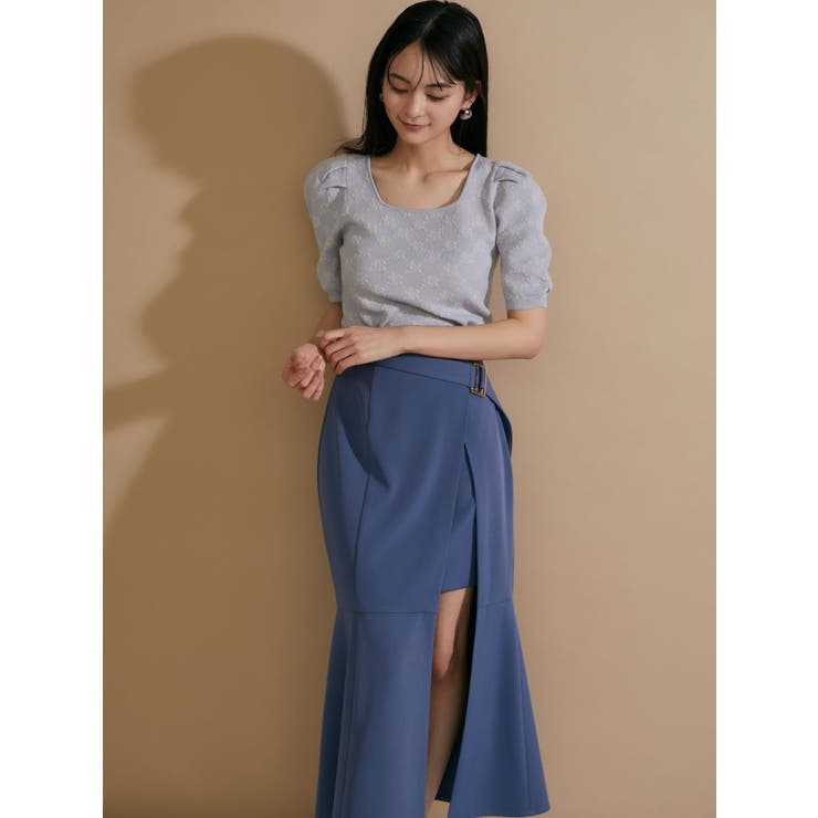 エンボスロゴニットトップス | RESEXXY | 詳細画像14 