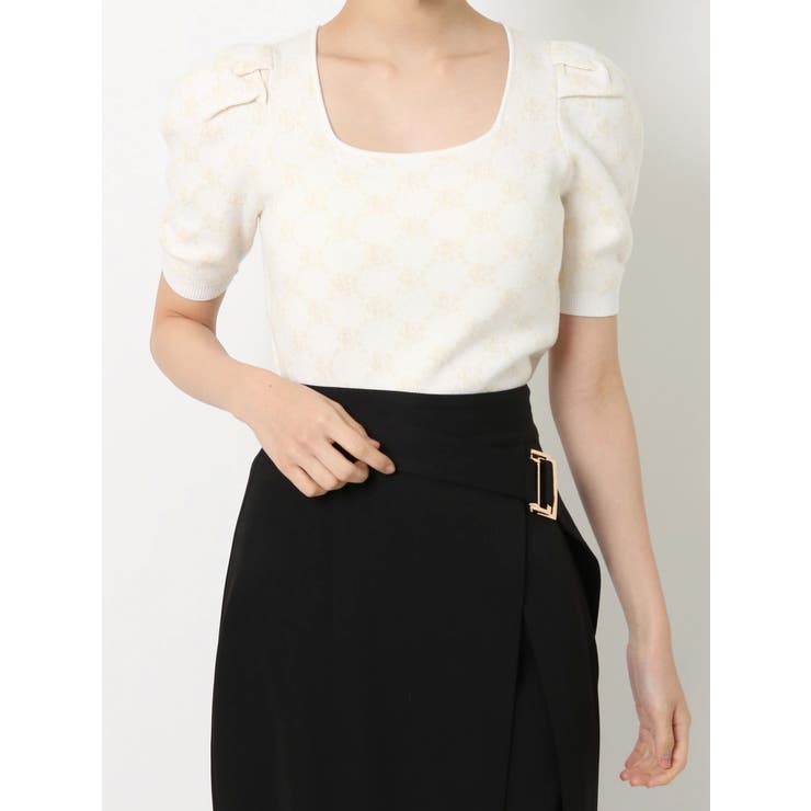 エンボスロゴニットトップス | RESEXXY | 詳細画像25 