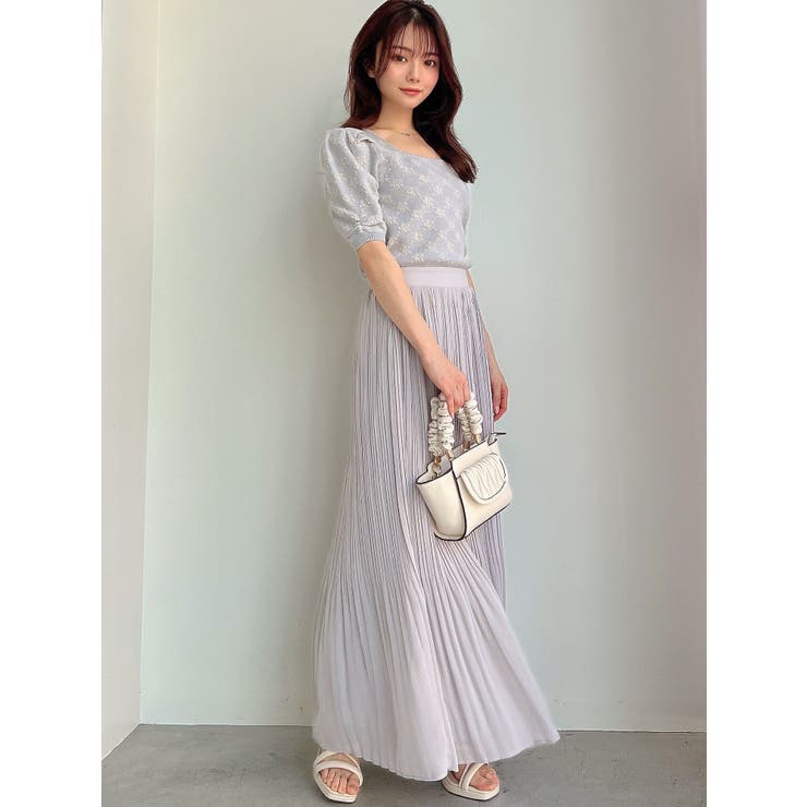 エンボスロゴニットトップス | RESEXXY | 詳細画像3 