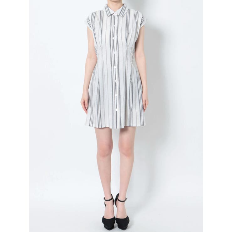 ウエストタックミニシャツワンピース[品番：MKSW0051194
