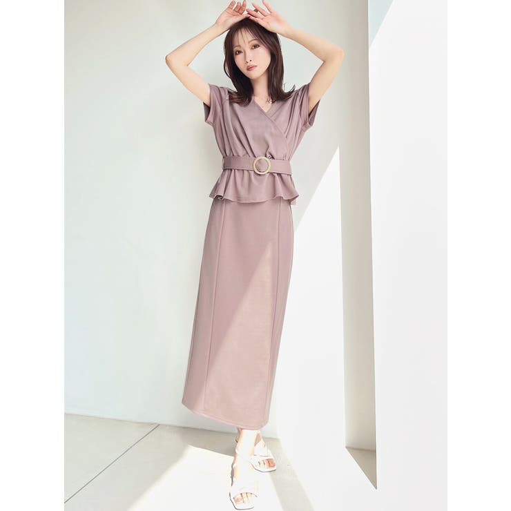カシュクールポンチトップス【セットアップ着用可能】[品番