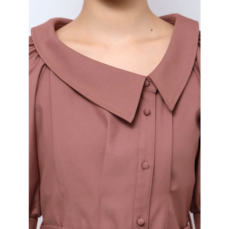 アシメカラーシャツミニワンピース | RESEXXY | 詳細画像15 