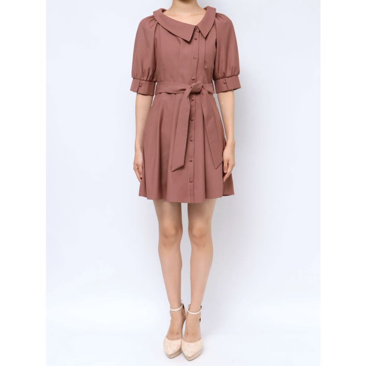 アシメカラーシャツミニワンピース | RESEXXY | 詳細画像18 