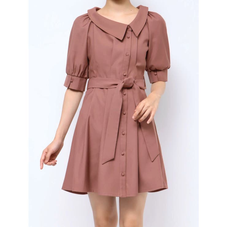 アシメカラーシャツミニワンピース | RESEXXY | 詳細画像21 