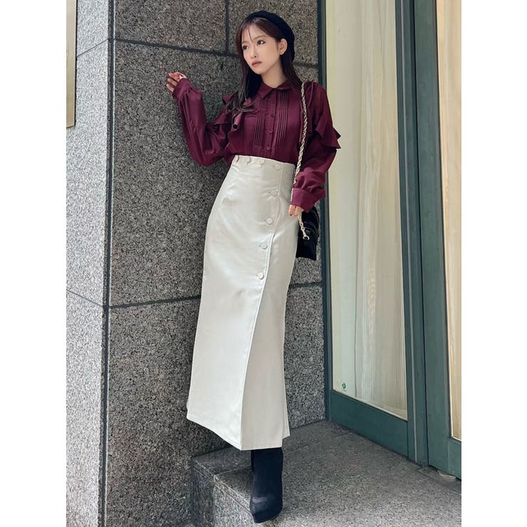 ショルダーシアーラッフルブラウス | RESEXXY | 詳細画像25 