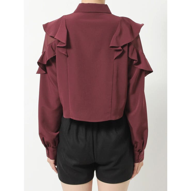 ショルダーシアーラッフルブラウス | RESEXXY | 詳細画像29 