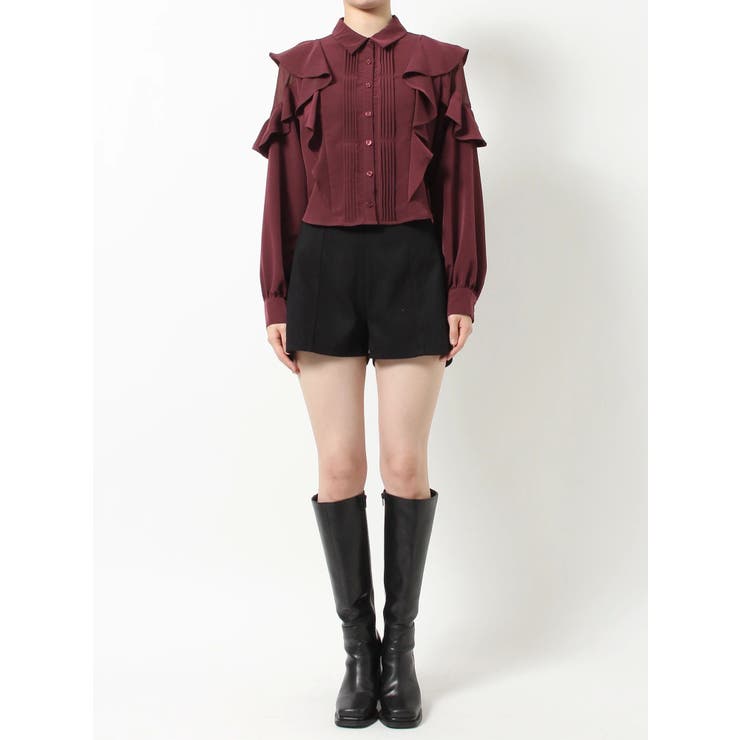 ショルダーシアーラッフルブラウス | RESEXXY | 詳細画像33 