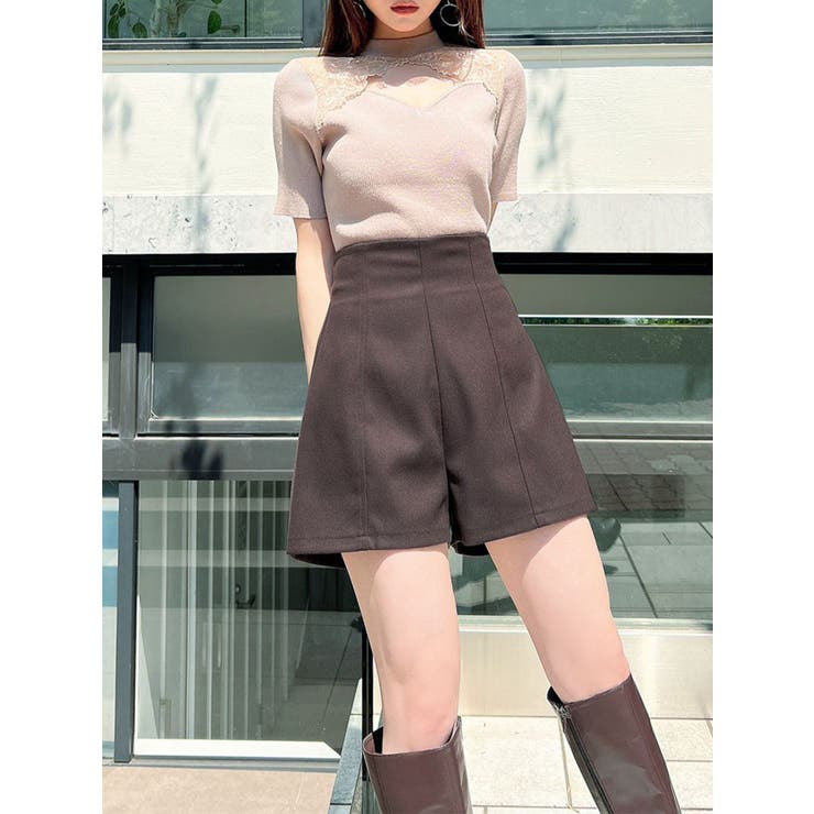 【2025年製 新品】 ◇フォクシーラビッツ【M】ショートパンツ ベロア生地 日本製 パンツ