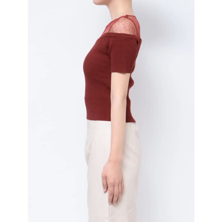 ★REISS Roxanne ダブルストラップスリップ 上質マキシ★ ダブルストラップオフショルブラウス[品番：MKSW0062560