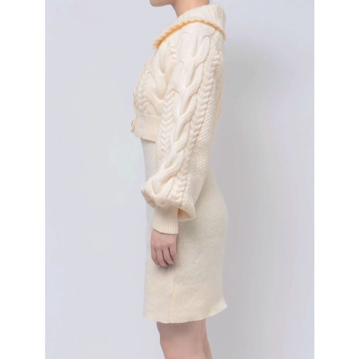 ケーブルカーデSETミニニットワンピース | RESEXXY | 詳細画像20 