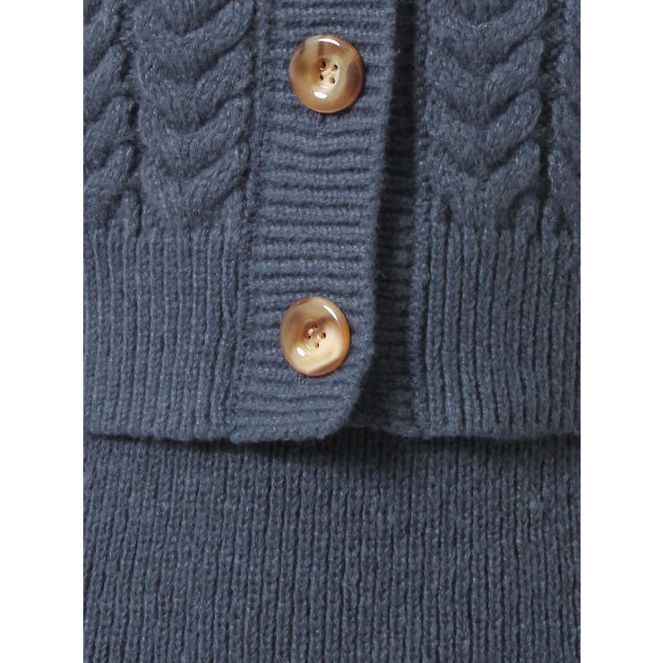 ケーブルカーデSETミニニットワンピース | RESEXXY | 詳細画像28 