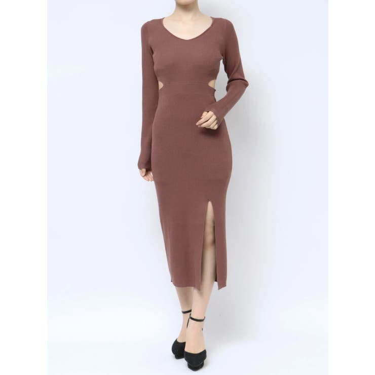 サイドオープンワンピース[品番：MKSW0054474]｜RESEXXY（リゼクシー