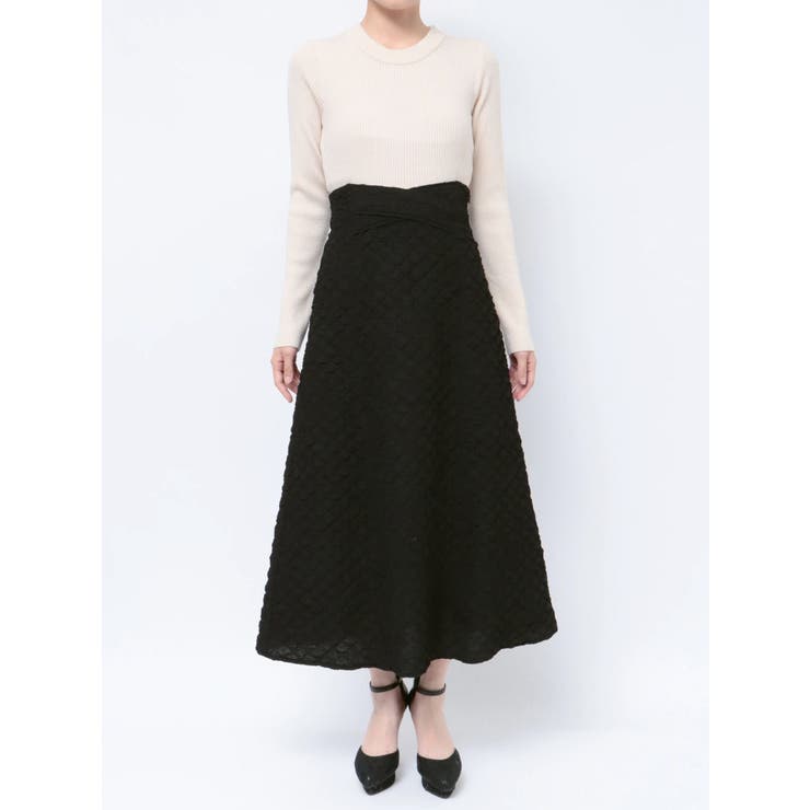 キルティングフレアスカート[品番：MKSW0053641]｜RESEXXY（リゼクシー