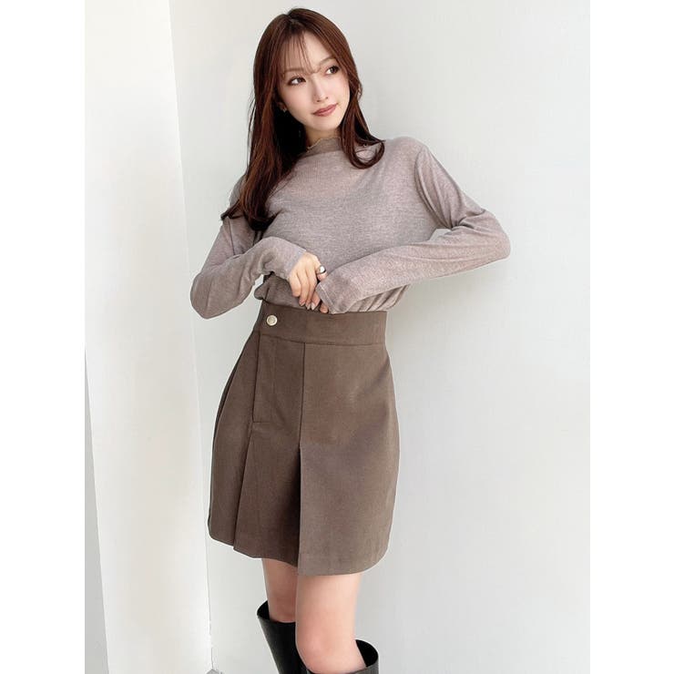 タックデザインミニスカート[品番：MKSW0054179]｜RESEXXY