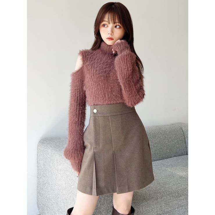 タックデザインミニスカート[品番：MKSW0054179]｜RESEXXY