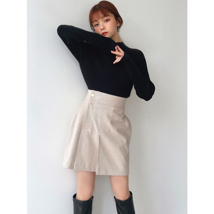 タックデザインミニスカート[品番：MKSW0054179]｜RESEXXY