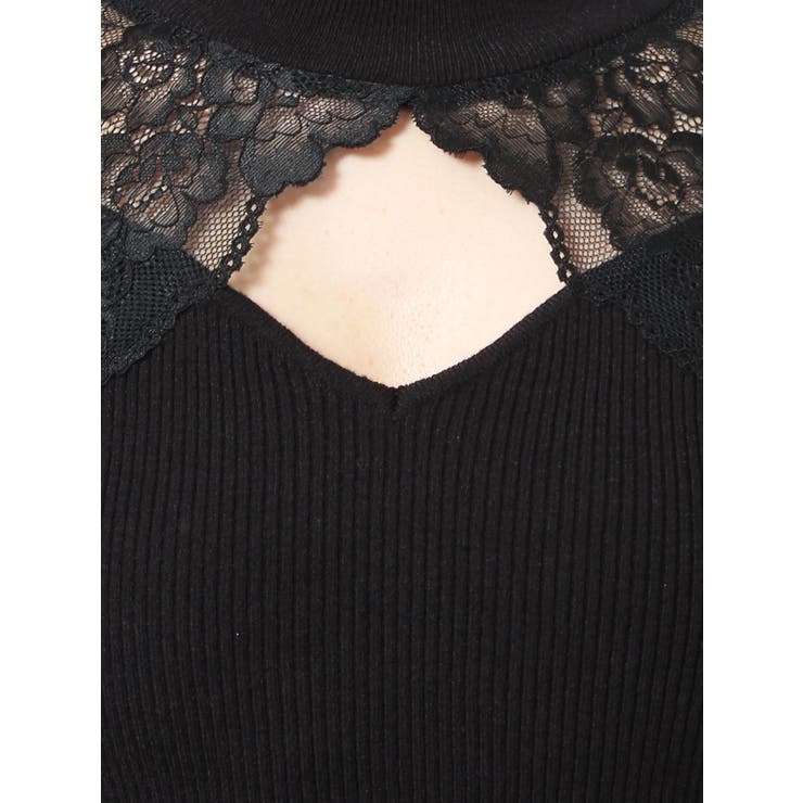 ラグランレース長袖ニットトップス[品番：MKSW0053647]｜RESEXXY