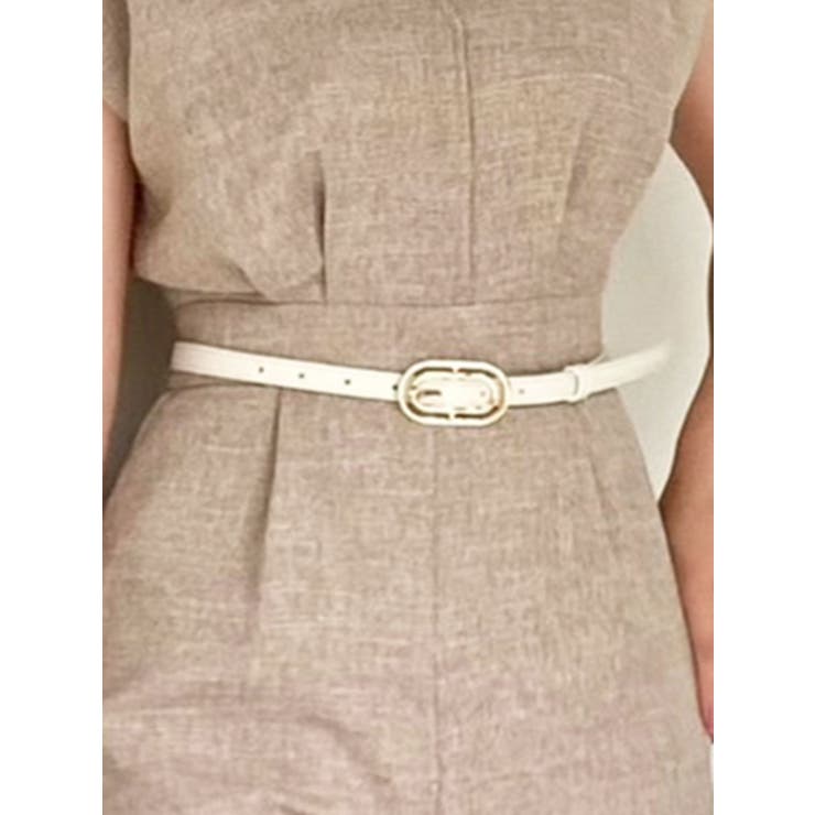 アイボリー | ダブルオーバルバックルベルト | RESEXXY