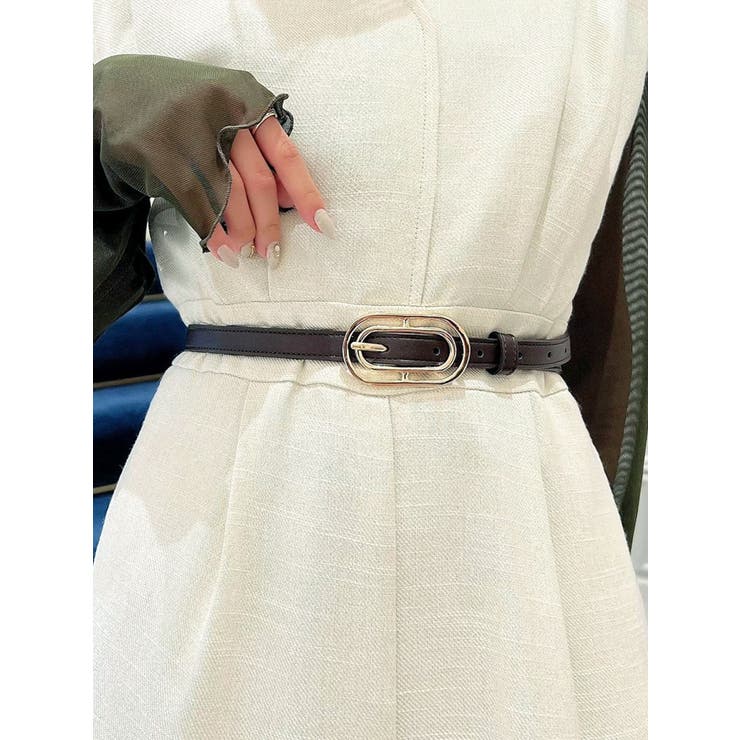 ブラウン | ダブルオーバルバックルベルト | RESEXXY