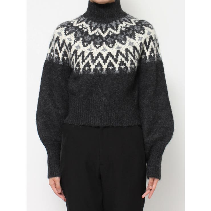 ノルディックコンパクトニットトップス[品番：MKSW0054566]｜RESEXXY