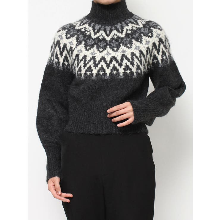 ノルディックコンパクトニットトップス[品番：MKSW0054566]｜RESEXXY