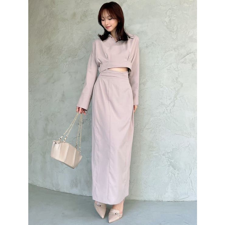 ワイドスリーブクロップドシャツ【セットアップ着用可能】[品番