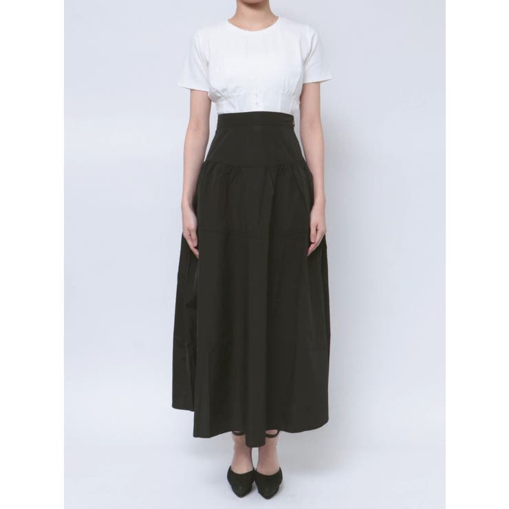 ギャザーナイロンフレアスカート | RESEXXY | 詳細画像30 