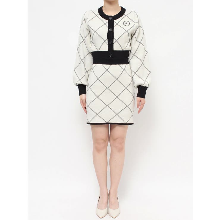 バイカラーミニニットスカート【セットアップ着用可能】 | RESEXXY | 詳細画像21 