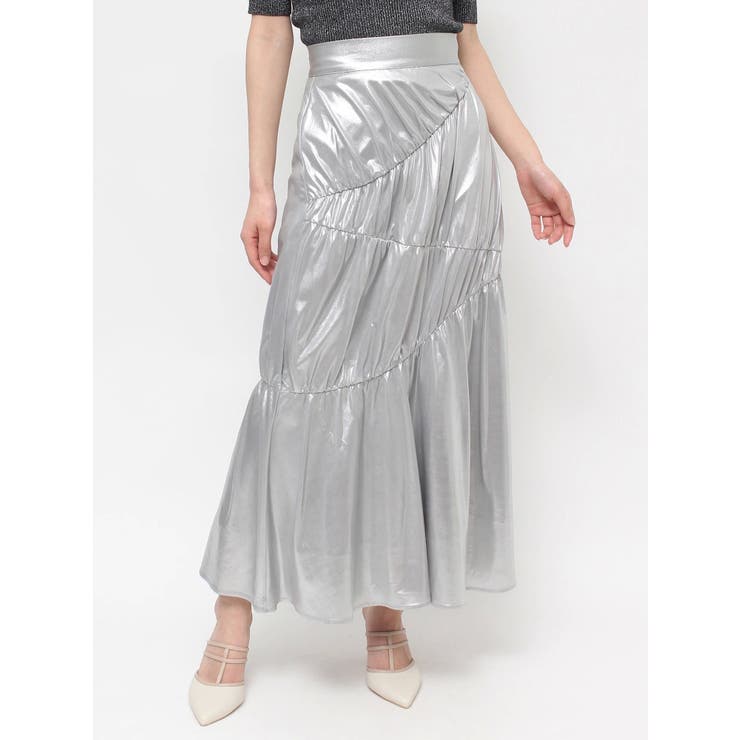 メタリックギャザーマーメイドスカート | RESEXXY | 詳細画像29 