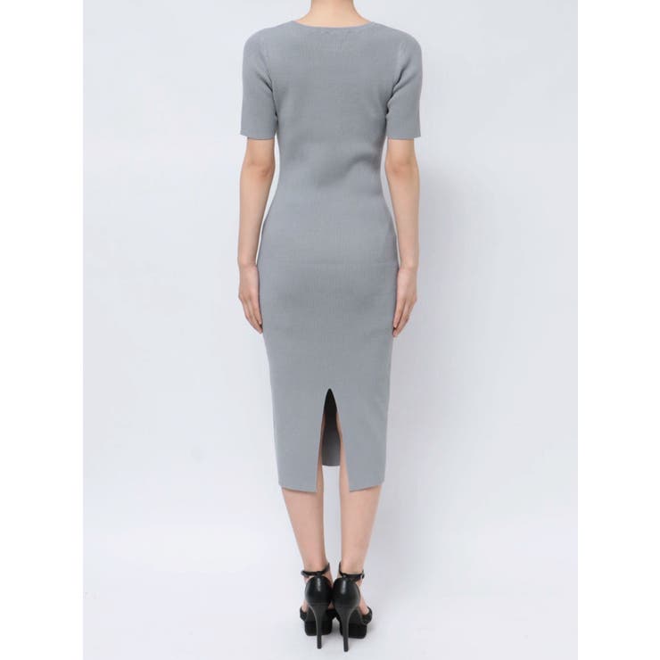 バスト切替ニットワンピース[品番：MKSW0056343]｜RESEXXY