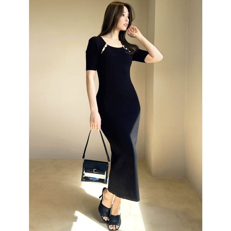 パールビーズリブニットワンピース | RESEXXY | 詳細画像26 